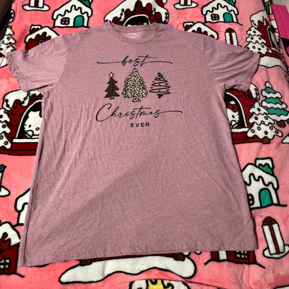 Light Purple “Best Christmas Ever” Graphic Tee!